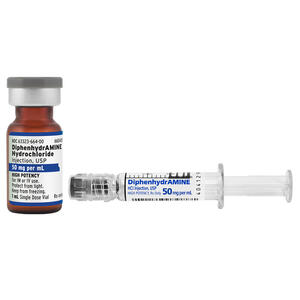 DiphenhydrAMINE Hydrochloride Injection, USP DiphenhydrAMINE Hydrochloride Injection, USP