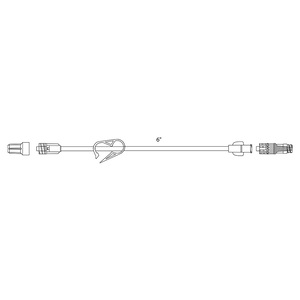 Non-dedicated 6" Short Extension Set Non-dedicated 6" Short Extension Set