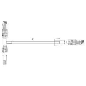Non-dedicated 8" Short Extension Set - High Pressure Non-dedicated 8" Short Extension Set - High Pressure