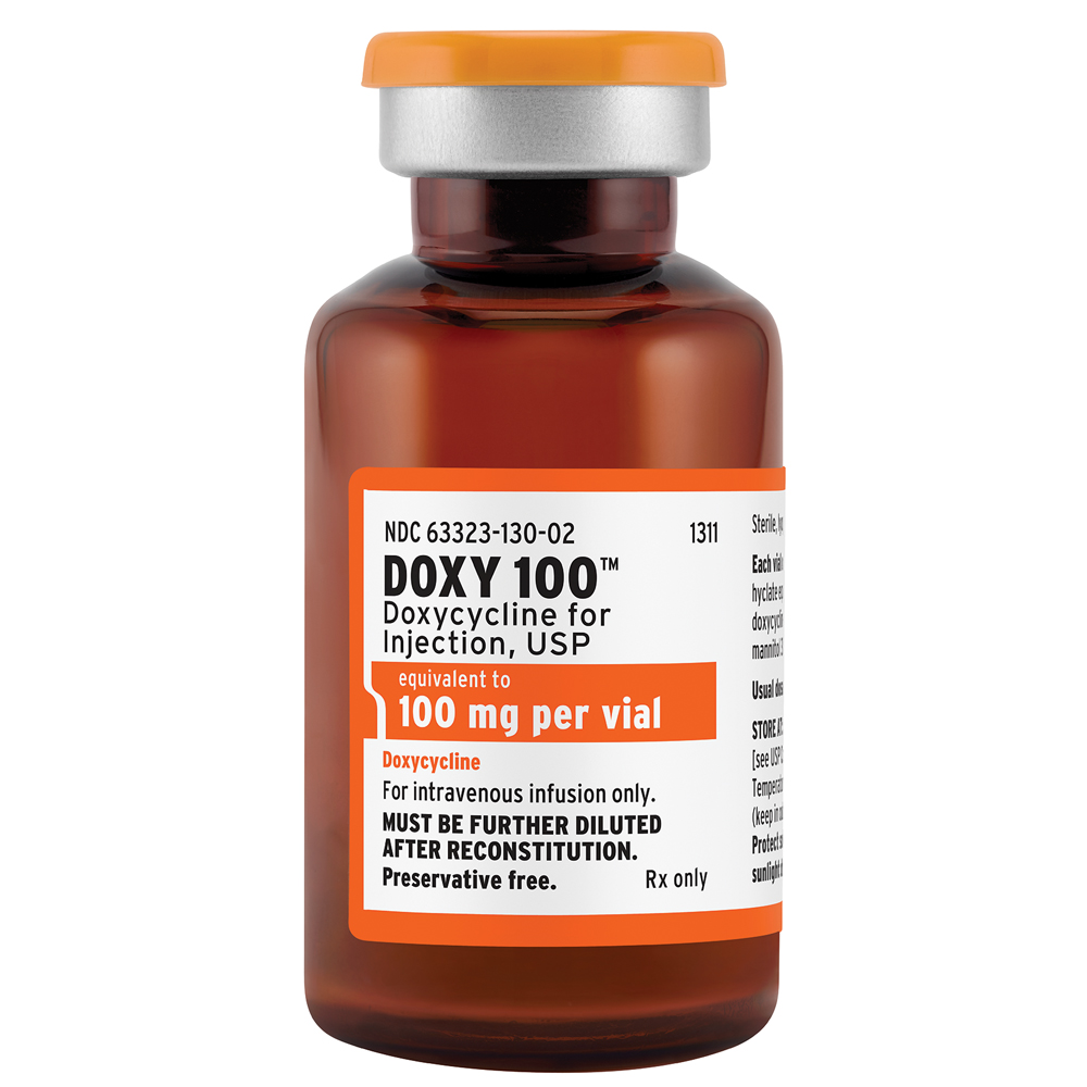 Doxy 100<sup>™</sup> (Doxycycline for Injection, USP) Doxy 100<sup>™</sup> (Doxycycline for Injection, USP)