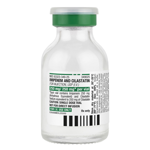 Imipenem and Cilastatin for Injection, USP (I.V.) Imipenem and Cilastatin for Injection, USP (I.V.)