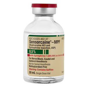 SENSORcaine® - MPF with Epinephrine (Bupivacaine HCl and Epinephrine Injection, USP) SENSORcaine® - MPF with Epinephrine (Bupivacaine HCl and Epinephrine Injection, USP)