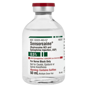 SENSORcaine® with Epinephrine (Bupivacaine HCl and Epinephrine Injection, USP) SENSORcaine® with Epinephrine (Bupivacaine HCl and Epinephrine Injection, USP)