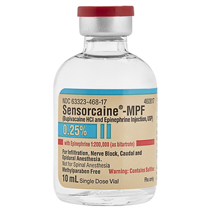 SENSORcaine® - MPF with Epinephrine (Bupivacaine HCl and Epinephrine Injection, USP) SENSORcaine® - MPF with Epinephrine (Bupivacaine HCl and Epinephrine Injection, USP)