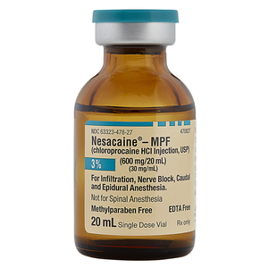 Nesacaine® - MPF (chloroprocaine HCl Injection, USP) Nesacaine® - MPF (chloroprocaine HCl Injection, USP)
