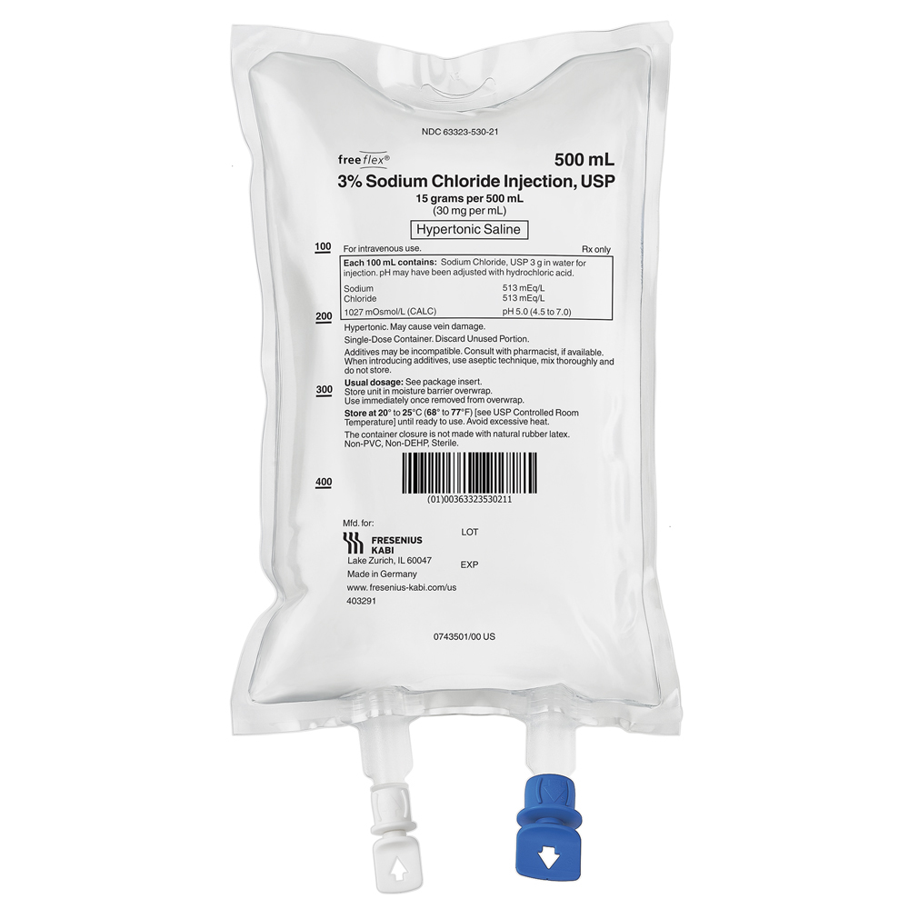 3% Sodium Chloride Injection, USP (free<em>flex</em>®) 3% Sodium Chloride Injection, USP (free<em>flex</em>®)