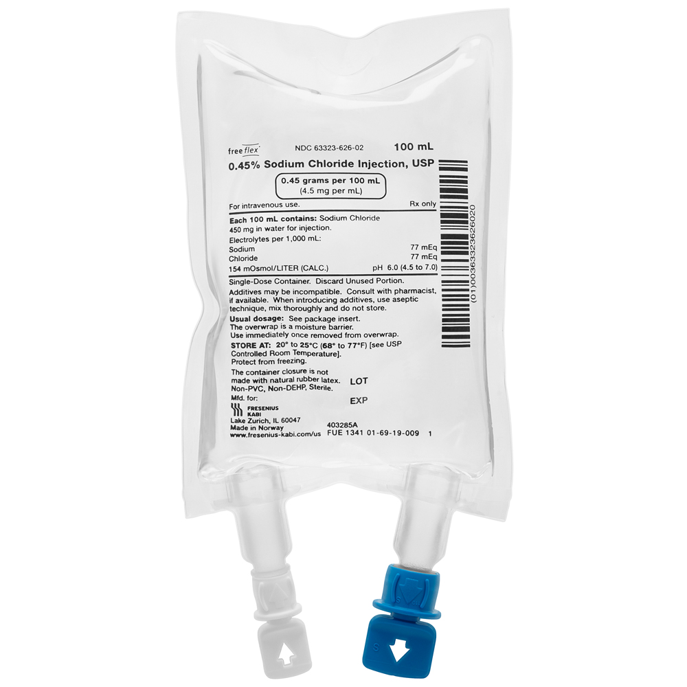 0.45% Sodium Chloride Injection, USP (free<em>flex</em>®) 0.45% Sodium Chloride Injection, USP (free<em>flex</em>®)