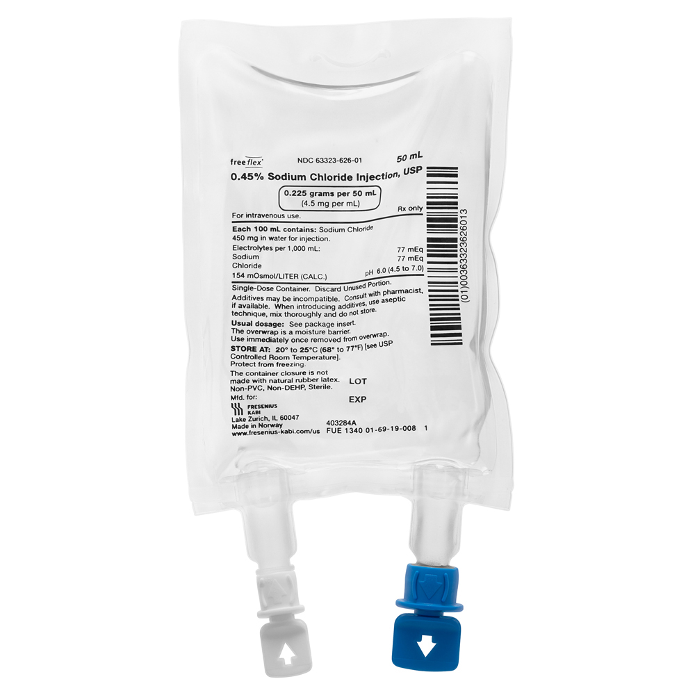 0.45% Sodium Chloride Injection, USP (free<em>flex</em>®) 0.45% Sodium Chloride Injection, USP (free<em>flex</em>®)