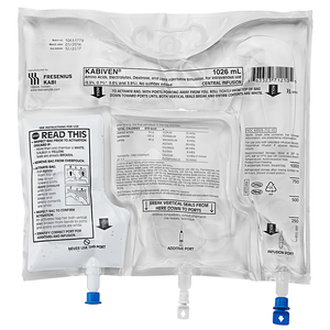 Kabiven® (amino acids, electrolytes, dextrose, and lipid injectable emulsion), for intravenous use Kabiven® (amino acids, electrolytes, dextrose, and lipid injectable emulsion), for intravenous use