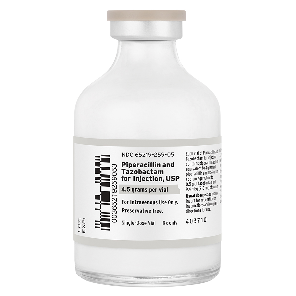 Piperacillin and Tazobactam for Injection, USP Piperacillin and Tazobactam for Injection, USP