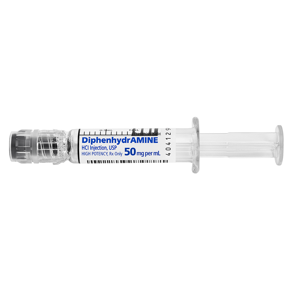DiphenhydrAMINE Hydrochloride Injection, USP Simplist<sup>®</sup> DiphenhydrAMINE Hydrochloride Injection, USP Simplist<sup>®</sup>
